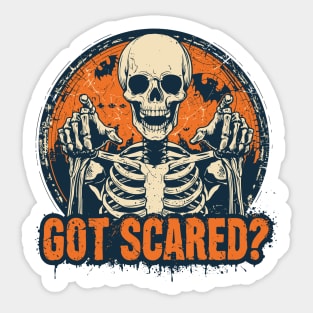 Got-Scared Halloween-Vibes Sticker